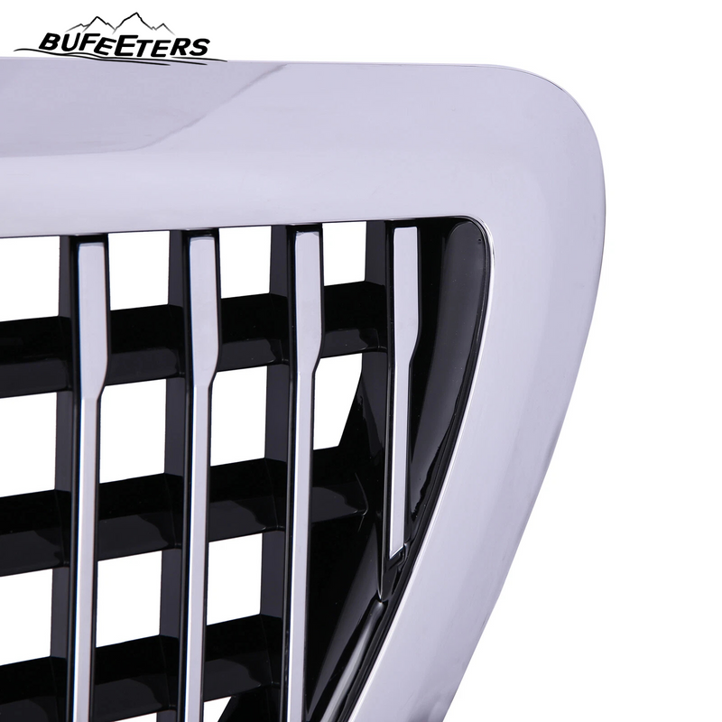 BUFEETERS  Front Upper Grille Fit For 2013 2014 2015 2016 2017 2018 2019 2020 Mercedes Benz S class W222 S400 S550,Maybach Style,Chrome&Black