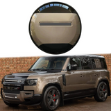 BUFEETERS Rear Spare Tire Cover Fit For 2020-2025 Land Rover Defender 90/110/130 L663 L851 Wheel Cover,Gondwana Stone&Gloss Black&Black Letters