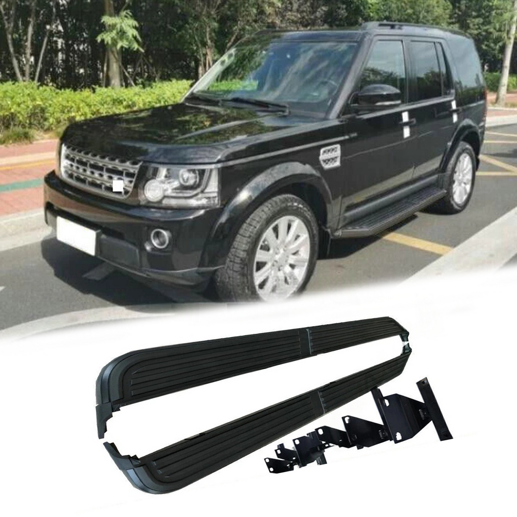 BUFEETERS Side Step Running Board Nerf Bar Fit For 2003 2004 2005 2006 2007 2008 2009 Land Rover Discovery 3 LR3,All Black