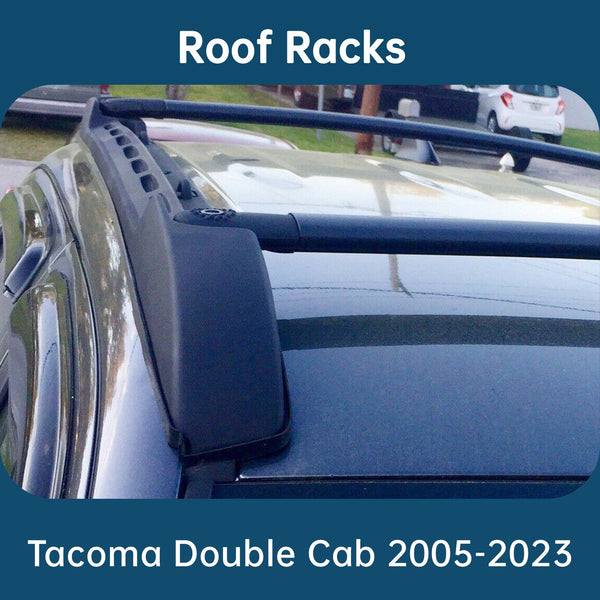 For Toyota Tacoma Double Cab Roof Rack Cross Bar Side Rail Luggage Carrier 05-23
