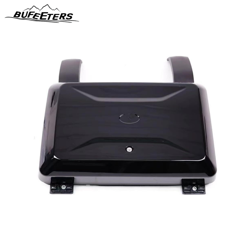 BUFEETERS  Exterior Side Mounted Gear Box Carrier Fit For 2020 2021 2022 2023 2024 2025 Land Rover Defender 90 110 130,Gloss Black