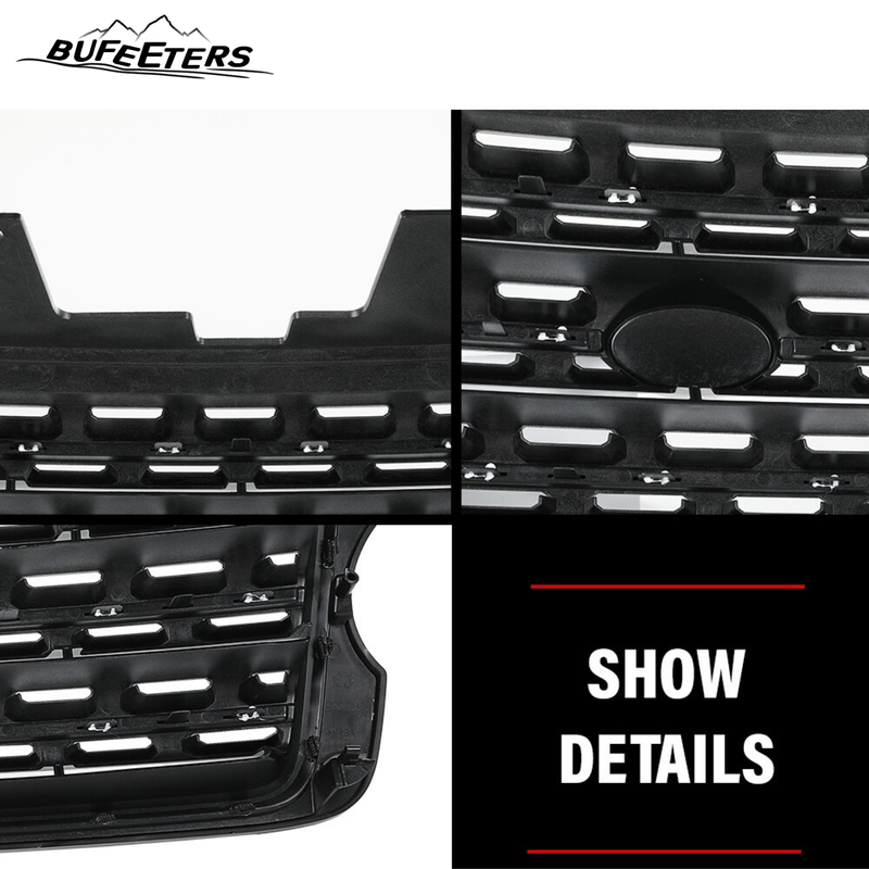 BUFEETERS Front Bumper Upper Chrome Grille Fit For 2013 2014 2015 2016 2017 Land Rover Range Rover,Mesh Style