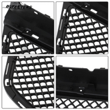 BUFEETERS  Front Bumper Hood Grille Fit For 2014 2015 2016 2017 2018 2019 Cadillac CTS Sedan,Mesh Style,Black
