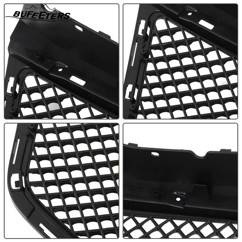 BUFEETERS  Front Bumper Hood Grille Fit For 2014 2015 2016 2017 2018 2019 Cadillac CTS Sedan,Mesh Style,Black