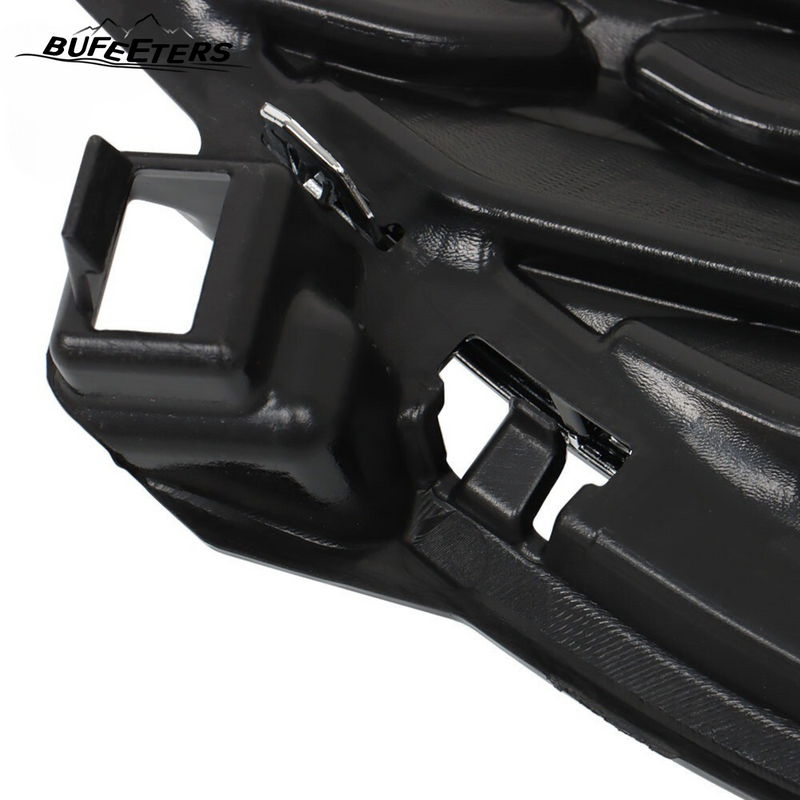 BUFEETERS  Front Bumper Upper Grille W/Chrome Trim Fit For 2020 2021 2022 Ford Escape,Honeycomb Style,Chrome&Gloss Black
