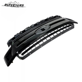 BUFEETERS  Front Bumper Upper Grille Fit For 2018 2019 2020 Ford F-150 XLT XL,Honeycomb Style,Gloss Black
