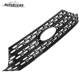 BUFEETERS Front Radiator Grille Overlay Cover Fit For 2020 2021 2022 2023 2024 Ford Explorer Base XLT,Mesh Style,Gloss Black
