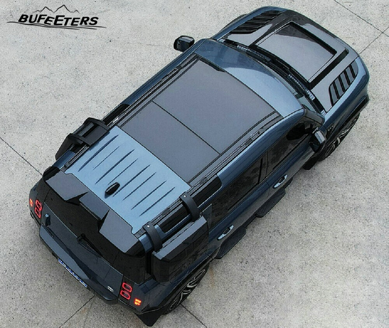 BUFEETERS Rear Tail Spoiler Rear Wing Fit For 2020 2021 2022 2023 2024 2025 Land Rover Defender 90 110 130 L851/L663,Gloss Black