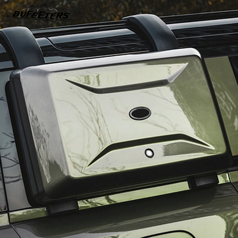 BUFEETERS Side Mounted Gear Carrier Box Fit For 2020 2021 2022 2023 2024 Defender 130 110 90,Pangea Green