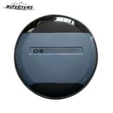 BUFEETERS Rear Spare Tire Cover Fit For 2020-2025 Land Rover Defender 90/110/130 L663 L851 Wheel Cover,Tasman Blue&Gloss Black&Black Letters