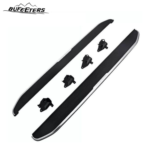 BUFEETERS Side Step Running Board Nerf Bar Fit For 2015 2016 2017 2018 2019 2020 2021 2022 2023 2024 Land Rover Discovery Sport,OE Style,Black&Silver