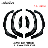 BUFEETERS Set Fender Flare Wheel Eyebrow Arch Trim Fit For 2020 2021 2022 2023 2024 2025 Land Rover Defender 110,Gloss Black