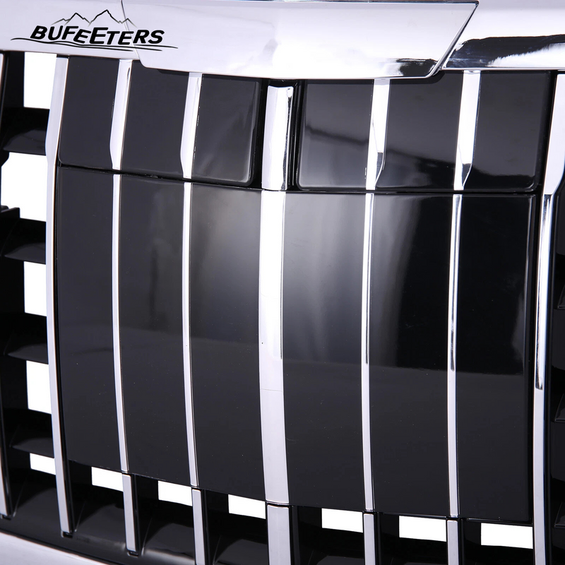 BUFEETERS  Front Upper Grille Fit For 2013 2014 2015 2016 2017 2018 2019 2020 Mercedes Benz S class W222 S400 S550,Maybach Style,Chrome&Black