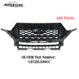 BUFEETERS Front Bumper Upper Grille Grill Fit For Ford Explorer ST 2020 2021 2022,Honeycomb/ST Style,Gloss Black