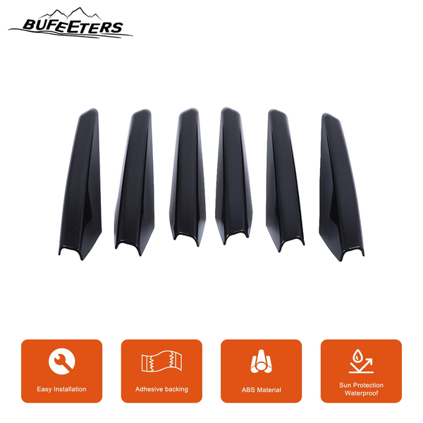 BUFEETERS Front Bumper Grille Air Vent Trim Cover Fit For 2024 2025 Land Rover Discovery Sport