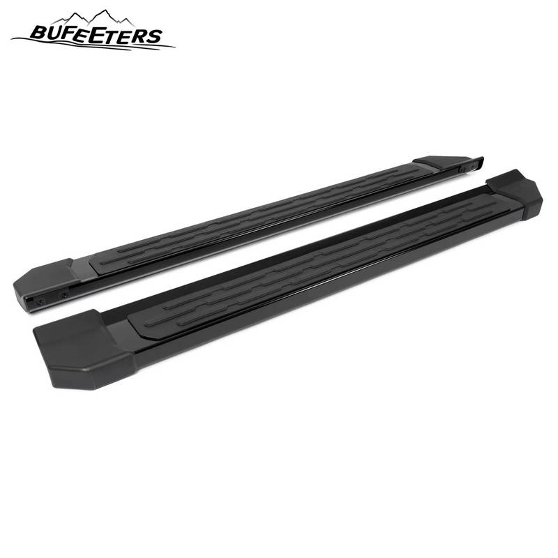 BUFEETERS Side Step Running Board Nerf Bar Fit For 2021 2022 2023 2024 Ford Bronco 2-Door,Black