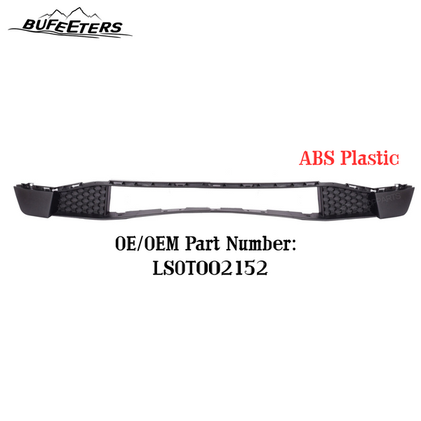 BUFEETERS  Front Bumper Lower Grille Fit For 2019 2020 2021 2022 2023 Ford Ranger,Factory Style,Matte Black