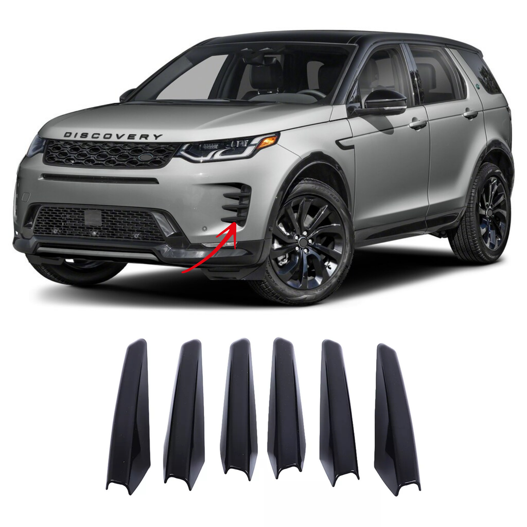 BUFEETERS Front Bumper Grille Air Vent Trim Cover Fit For 2024 2025 Land Rover Discovery Sport