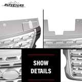 BUFEETERS Front Bumper Upper Chrome Grille Fit For 2013 2014 2015 2016 2017 Land Rover Range Rover,Mesh Style