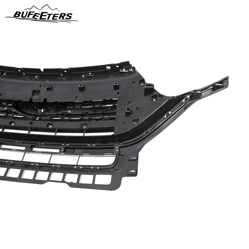 BUFEETERS  Front Bumper Upper Grille Assembly Fit For 2020 2021 2022 2023 Ford Explorer XLT,Honeycomb Style,Chrome&Gloss Black