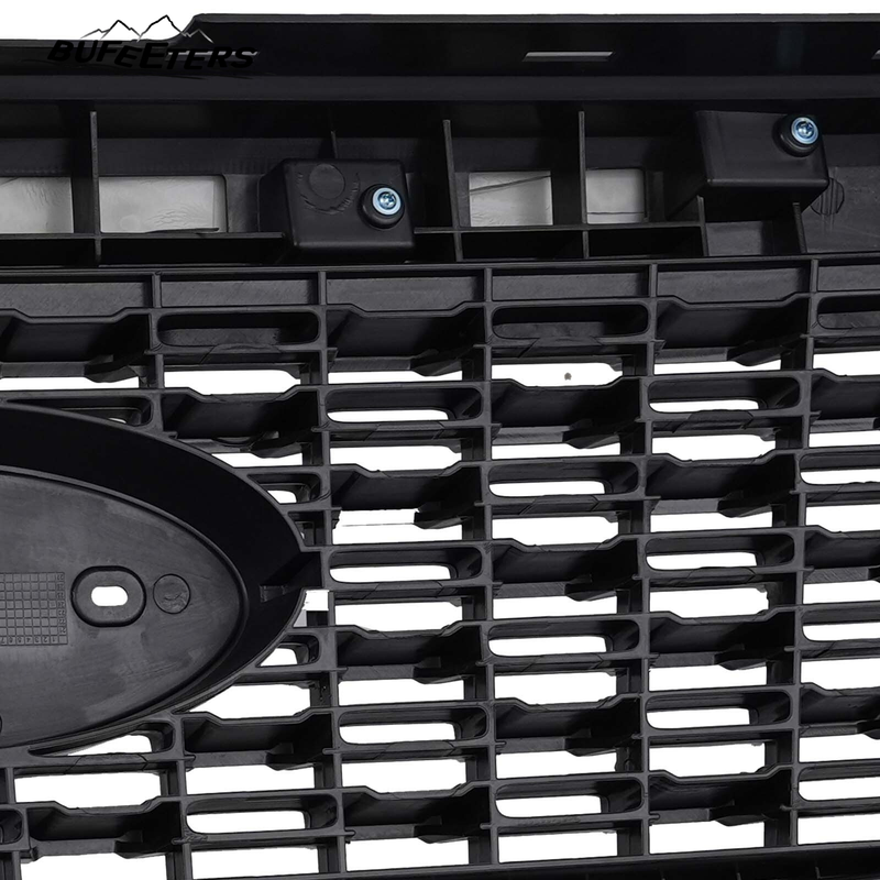 BUFEETERS   Front Upper Grille Fit For 2019 2020 2021 2022 2023 Ford Ranger,Honeycomb Style,Gray