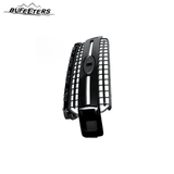 BUFEETERS  Front Bumper Upper Grille Fit For 2018 2019 2020 Ford F-150 XLT XL,Honeycomb Style,Gloss Black