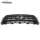 BUFEETERS Front bumper Upper Grille Fit For 2021 2022 2023 Ford F-150 Lariat,Factory Style,Matte Black