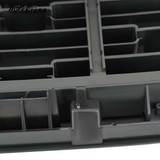 BUFEETERS Front Bumper Upper Grille Fit For 2023 2024 Land Rover Range Rover Vogue L405,Mesh Style,Chrome&Black