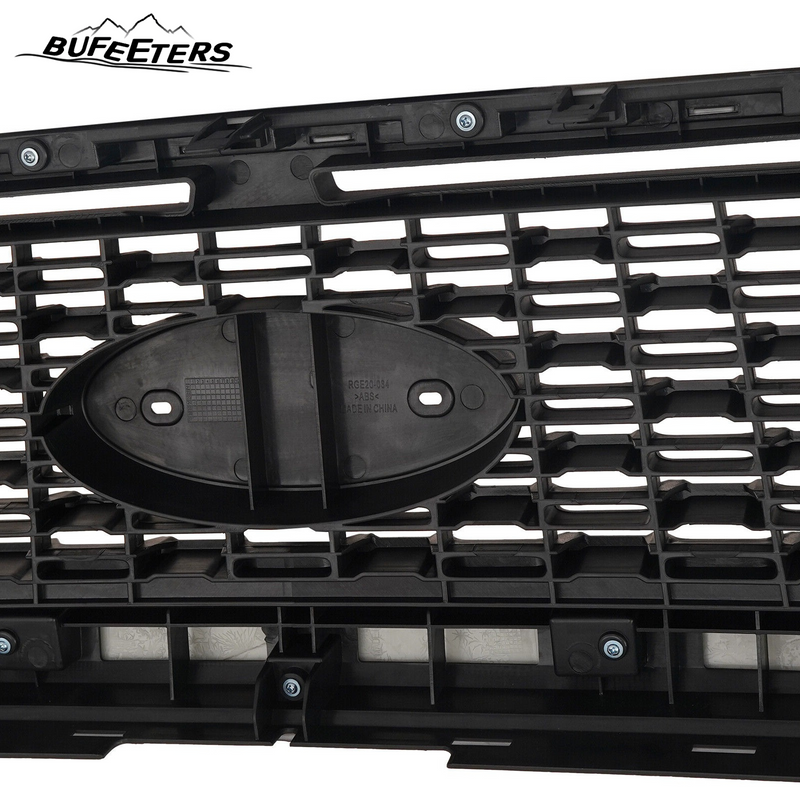 BUFEETERS Front Bumper Upper Grille Fit For 2019 2020 2021 2022 2023 Ford Ranger,Honeycomb Style,Matte Black