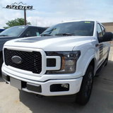 BUFEETERS  Front Radiator Grille Grill Assembly Fit For 2018 2019 2020 Ford F-150,Honeycomb  
 Style,Oxford White&Black