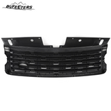 BUFEETERS  Front Bumper Upper Grille Fit For 2013 2014 2015 2016 2017 Land Rover Range Rover,2023 Style,Black&Silver