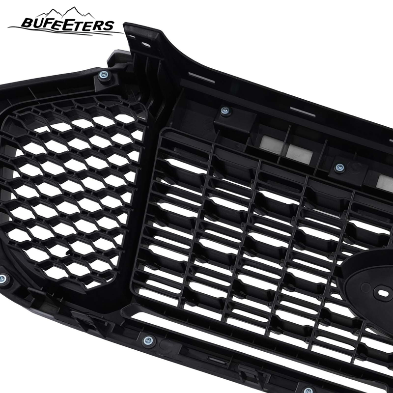 BUFEETERS   Front Upper Grille Fit For 2019 2020 2021 2022 2023 Ford Ranger,Honeycomb Style,Gray