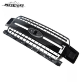 BUFEETERS  Front Bumper Upper Grille Fit For 2018 2019 2020 Ford F-150 XLT XL,Honeycomb Style,Gloss Black