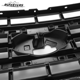 BUFEETERS Front bumper Upper Grille Fit For 2021 2022 2023 Ford F-150 Lariat,Factory Style,Matte Black