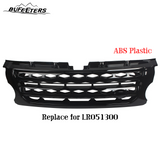 BUFEETERS Front Bumper Upper Grille Fit For 2014 2015 2016 Land Rover LR4 Discovery 4 L319,Mesh Style,Gloss Black