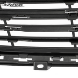 BUFEETERS   Front Bumper Upper Grille Fit For 2016 2017 2018 2019 2020 Cadillac XT5,Horizontal Billet  Style,Chrome&Black