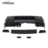 BUFEETERS Front Rear Lip Bumper Guard Skid Kit Fit For 2020 2021 2022 2023 2024 Land Rover Defender 90 110 130,Gloss Black
