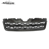 BUFEETERS Front Bumper Upper Grille Fit For 2015 2016 2017 2018 2019 Land Rover Discovery Sport,Mesh Style,Black&Silver