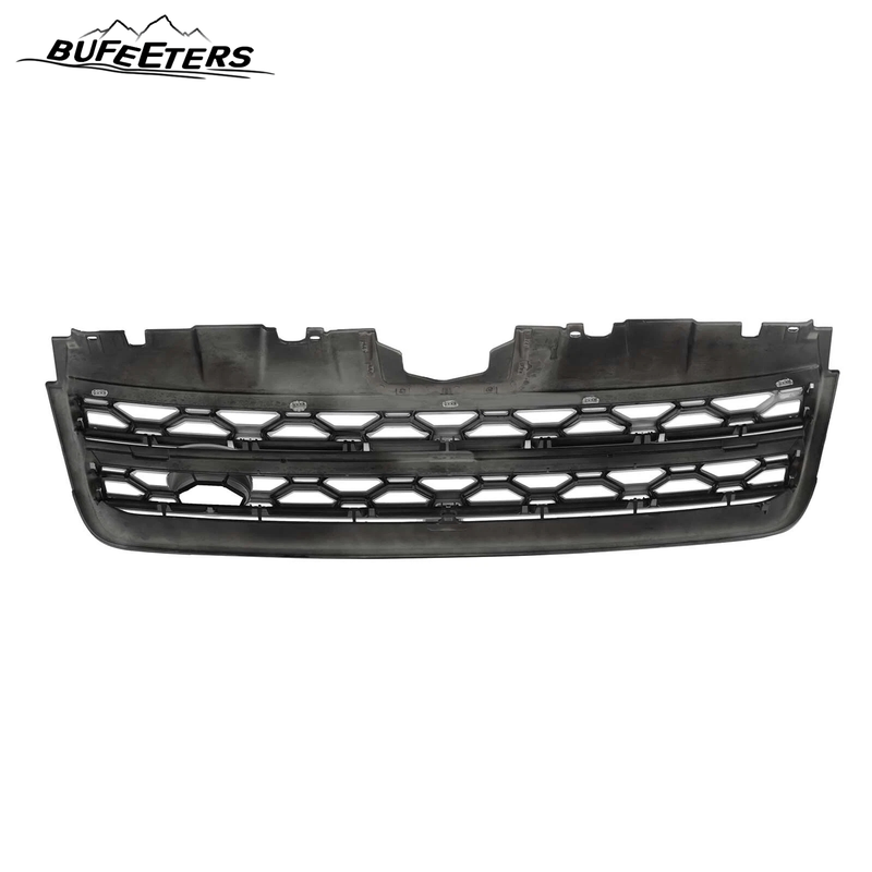 BUFEETERS Front Bumper Upper Grille Fit For 2015 2016 2017 2018 2019 Land Rover Discovery Sport,Mesh Style,Black&Silver