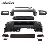 BUFEETERS Front Rear Lip Bumper Guard Skid Kit Fit For 2020 2021 2022 2023 2024 Land Rover Defender 90 110 130,Gloss Black