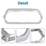 Front Upper Grille Outer Frame Surround Chrome Shell For 2016-2022 Toyota Tacoma