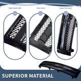 Front Upper Honeycomb Grille Gloss Black For 2014-2015 Chevrolet Silverado 1500