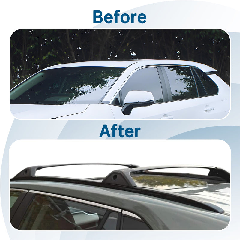 For 2019-2020 Toyota RAV4 Roof Rack Crossbar Side Rails Luggage Carrier