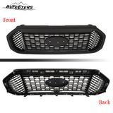 BUFEETERS Front Bumper Upper Grille Fit For 2019 2020 2021 2022 2023 Ford Ranger,Honeycomb Style,Matte Black