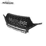 BUFEETERS Front Bumper Upper Grille Grill Fit For Ford Explorer ST 2020 2021 2022,Honeycomb/ST Style,Gloss Black