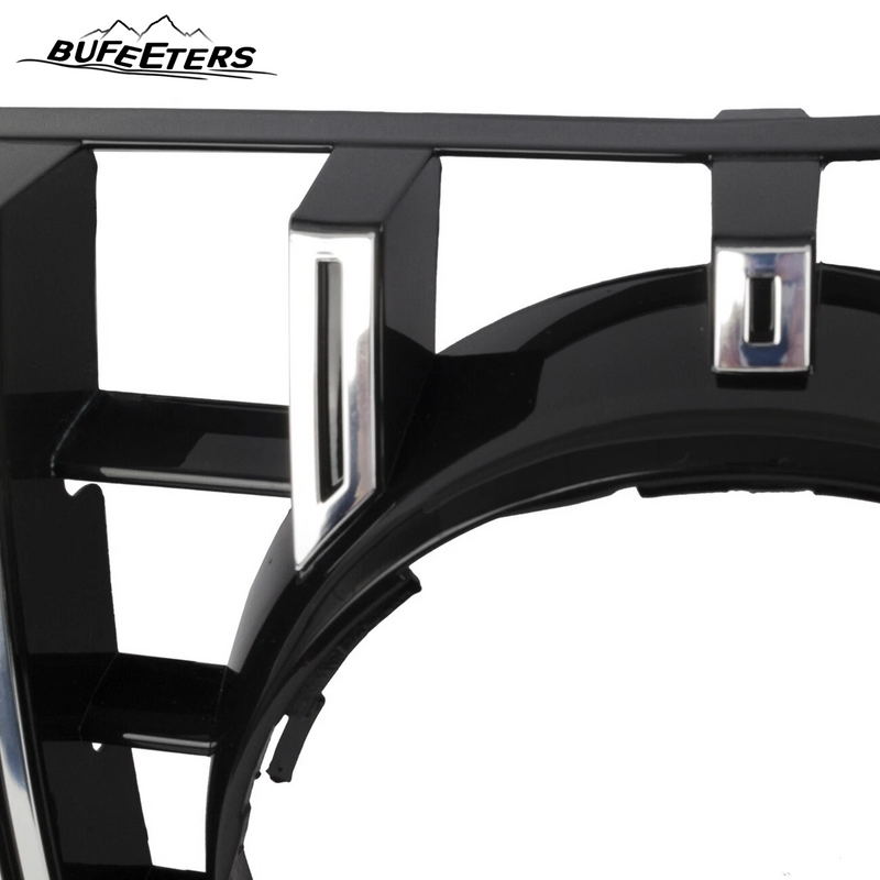 BUFEETERS  Front Bumper Upper Grille W/o Camera Hole Fit For 2012 2013 2014 2015 Benz W166 ML350 400 550 AMG,GT Style,Chrome&Black
