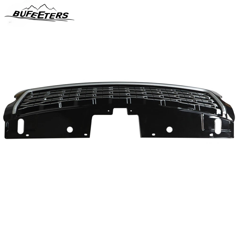 BUFEETERS Front Bumper Upper Grille Fit For 2013 2014 2015 2016 2017 Land Rover Range Rover Vogue L405,Mesh Style,Chrome&Black