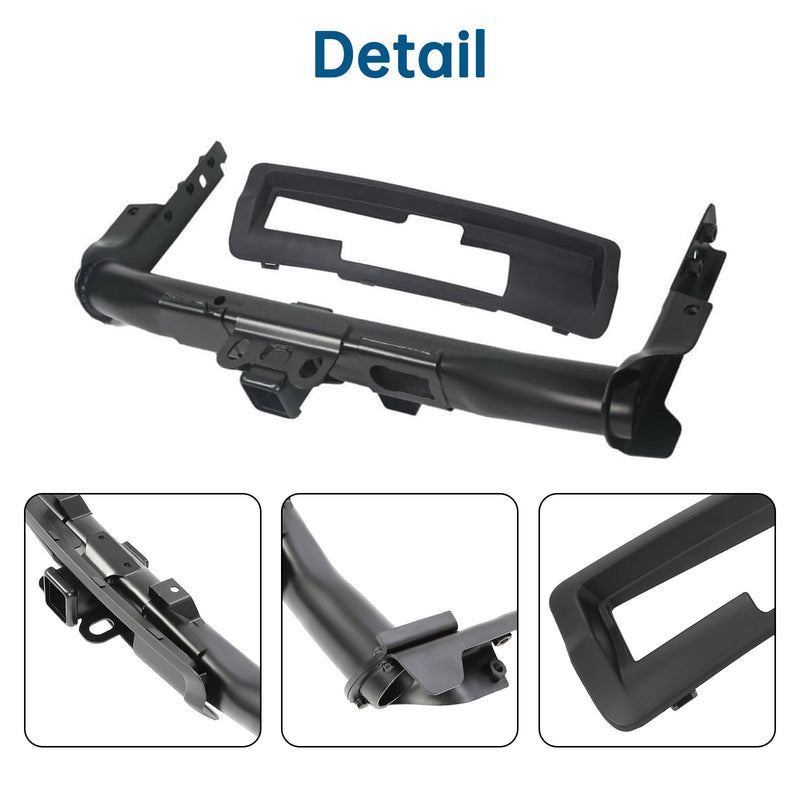 For 2011-2022 Jeep Grand Cherokee Steel Rear Trailer Hitch Receiver Hitch Bezel