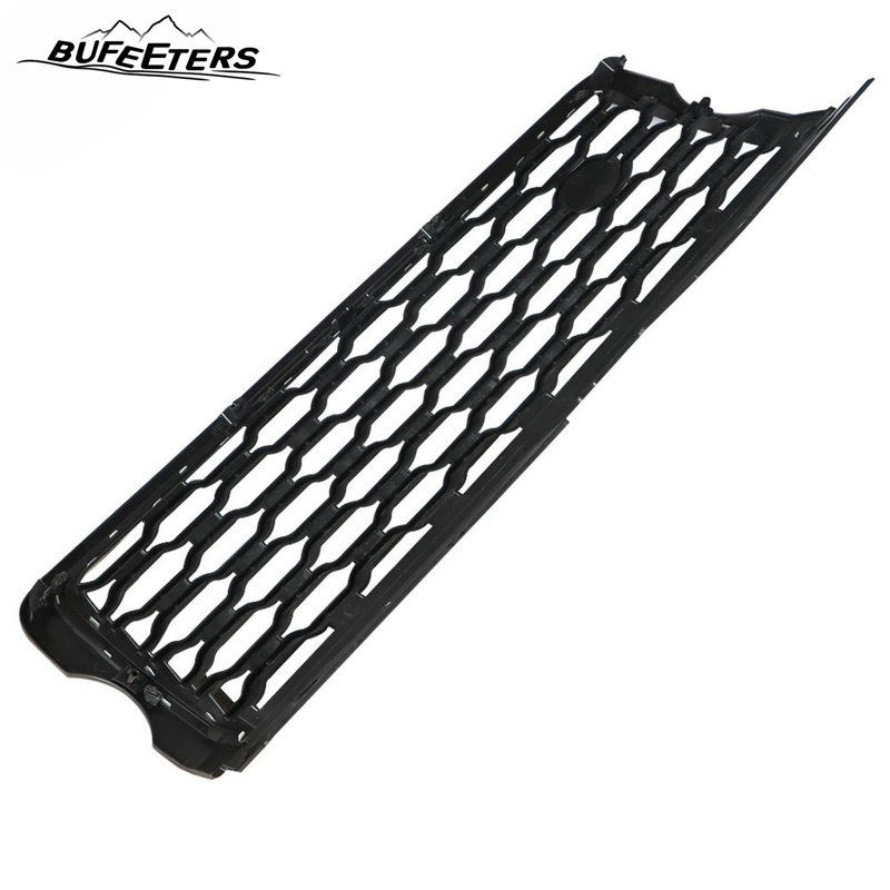 BUFEETERS Front Bumper Upper Grille Fit For 2013 2014 2015 2016 2017 Land Rover Range Rover Vogue L405,Mesh Style,Chrome&Black