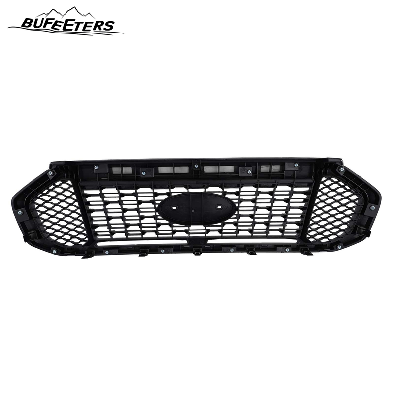 BUFEETERS   Front Upper Grille Fit For 2019 2020 2021 2022 2023 Ford Ranger,Honeycomb Style,Gray